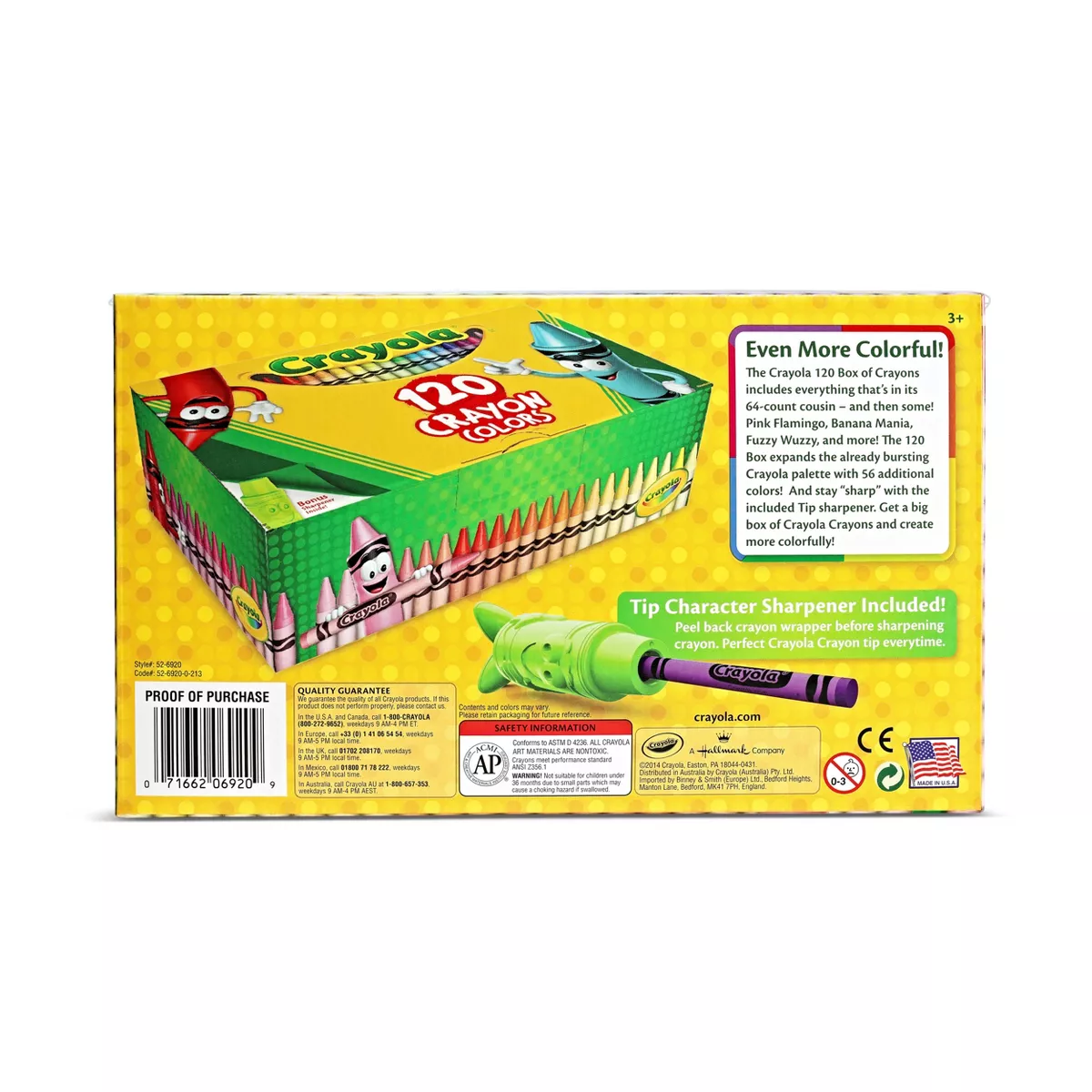 Crayola 120Ct Bulk Crayon Set with Sharpener Kids School Supplies Art Classroom Essentials for Teachers 120 Colors Ages 3+ - Image 4