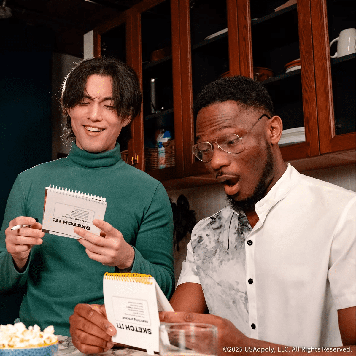 The Op Games Telestrations after Dark 6 Player Game: Party Fun with Cards, Dice, and Dry Erase Boards for 4-6 Participants - Image 9