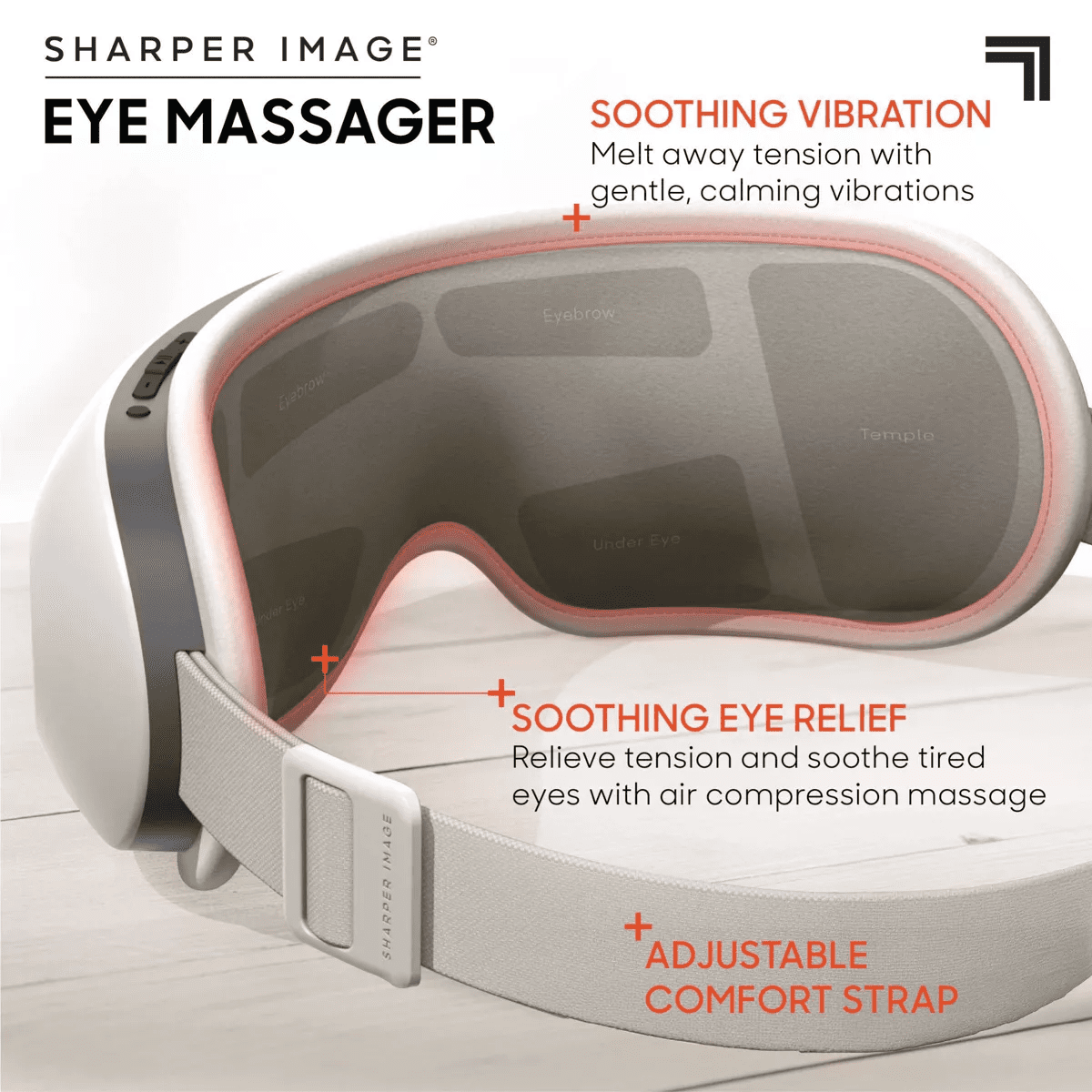 Sharper Image Massaging Eye Mask Lite - Image 2