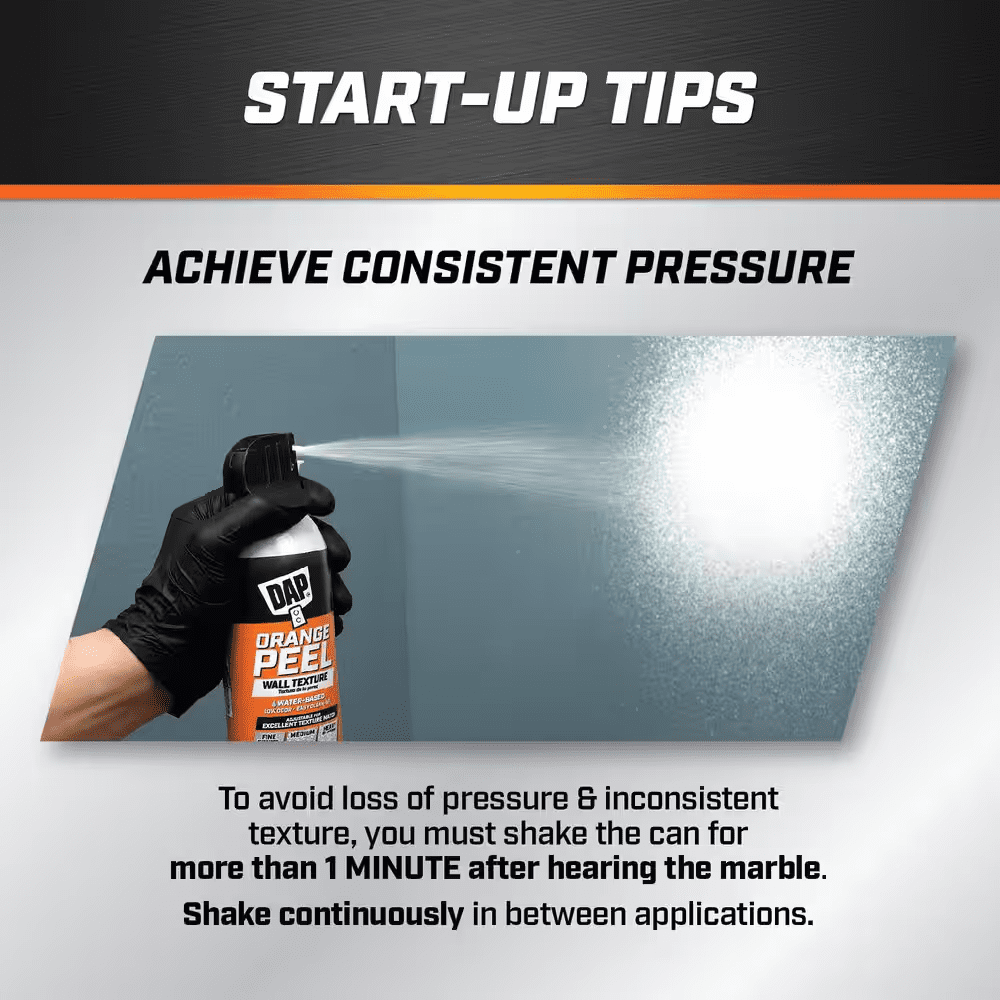 Spray Texture 20 Oz. Orange Peel Water Based Wall Texture Quick Repair (6-Pack) - Image 5