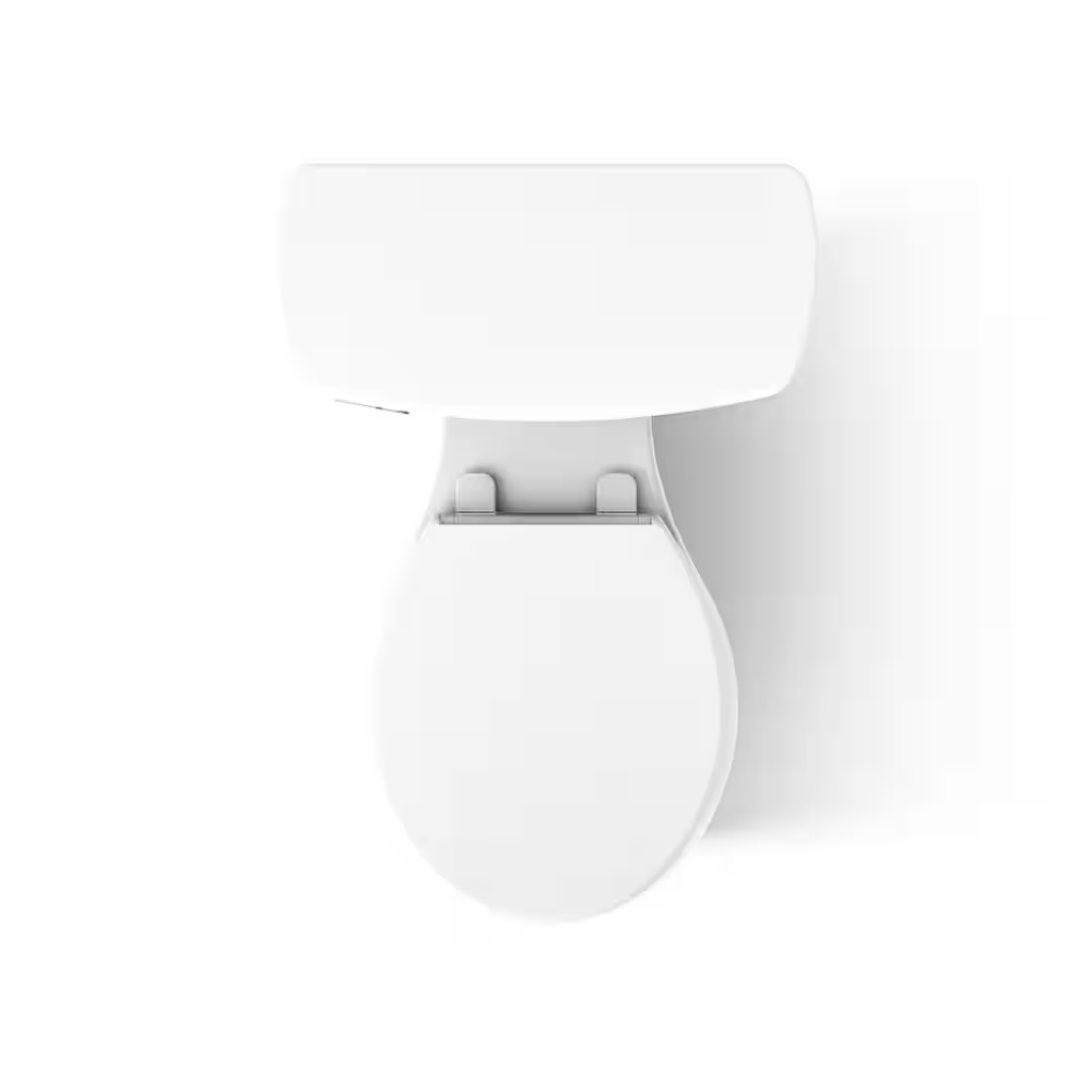 Highline Arc 12 In. Rough in 2-Piece 1.28 GFP Single Flush round Chair Height Toilet in White with Soft Close Seat - Image 10
