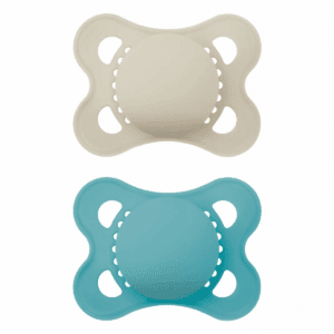 MAM Matte Original Unprinted Pacifier 0-6M - 2Pk