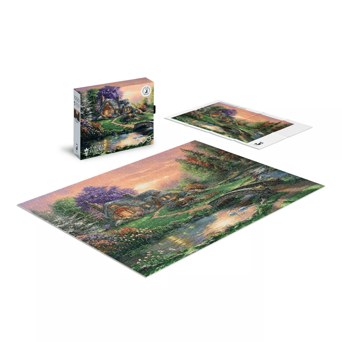 Buffalo Games Thomas Kinkade Sweetheart Retreat Jigsaw Puzzle - 1000Pc - Image 2