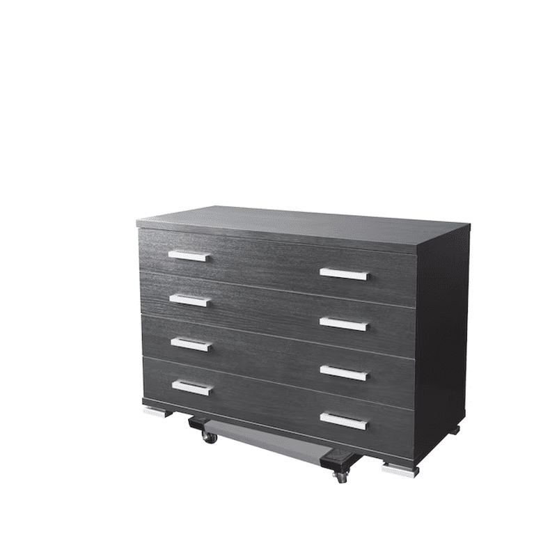 1000-Lb Capacity 4 -Wheel Blue Resin Dolly - Image 5