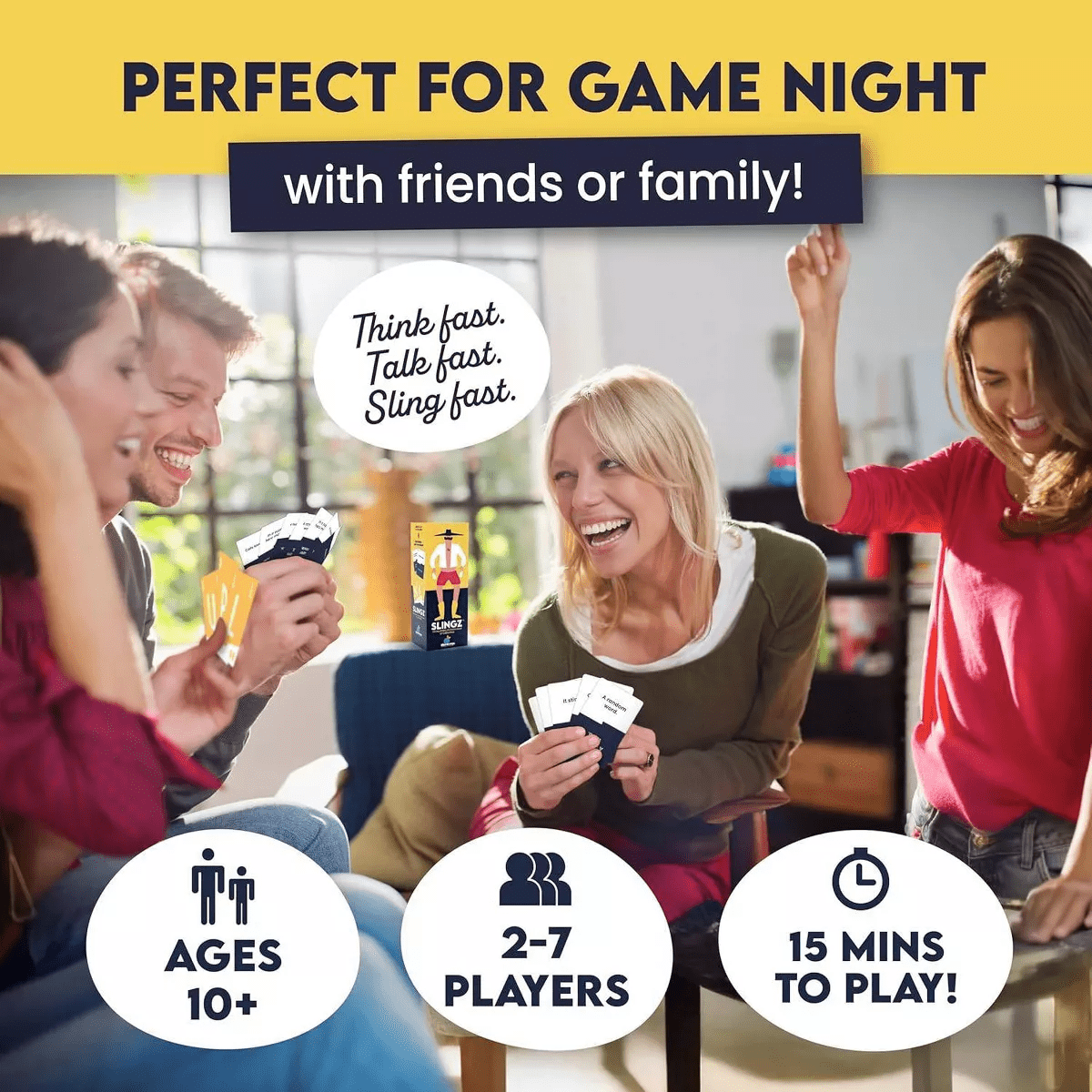 Blue Orange Slingz the Hilarious Game of Categories Game - Image 7