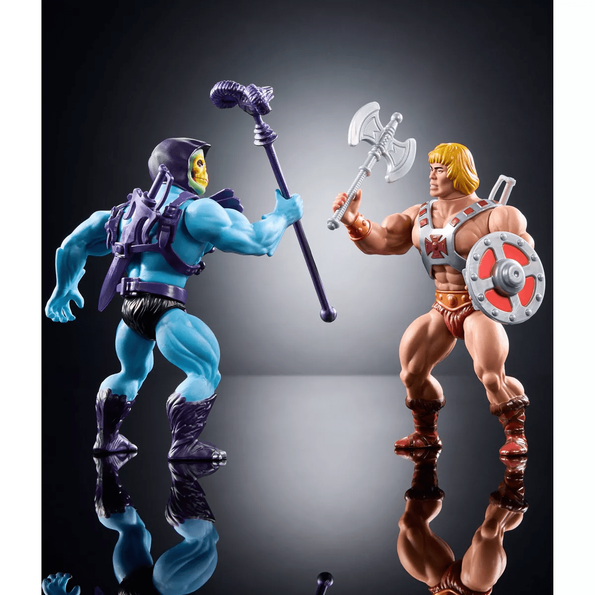 Masters of the Universe Origins Retro Punching He-Man and Skeletor 80Th Anniversary Mattel - Image 6