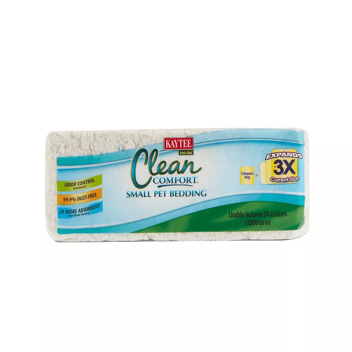 Kaytee Clean Comfort Rabbit, Guinea Pig, Chinchilla and Hamster Low Dust and Odor Control Pet Bedding - White - 24.6L/2.5Lbs - Image 3