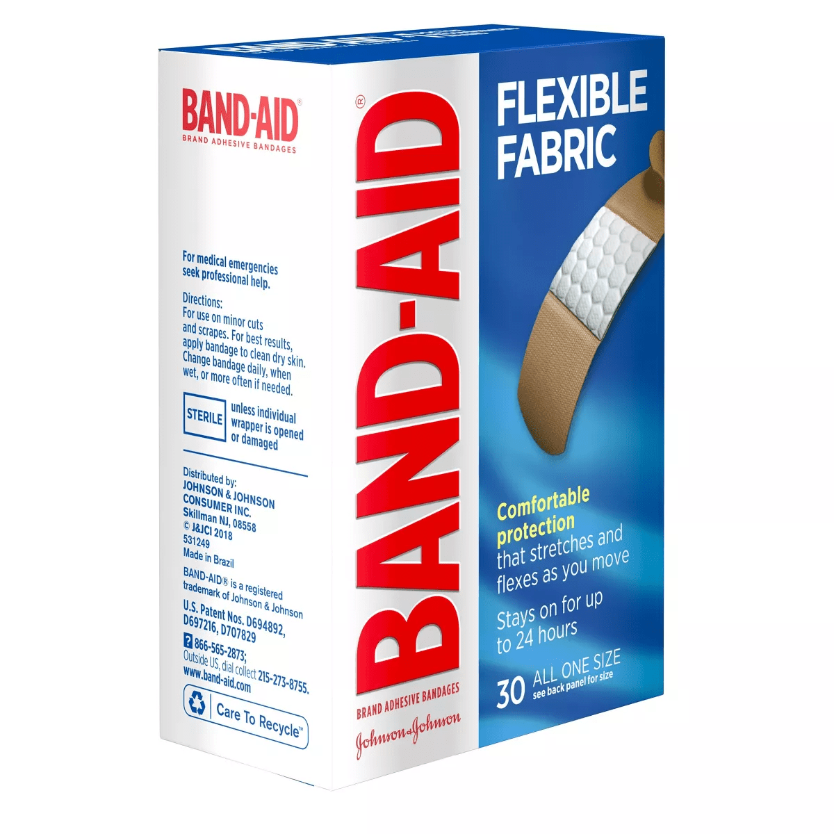 Band-Aid Flexible Fabric Brand Comfortable Protection Bandages - 30Ct - Image 5