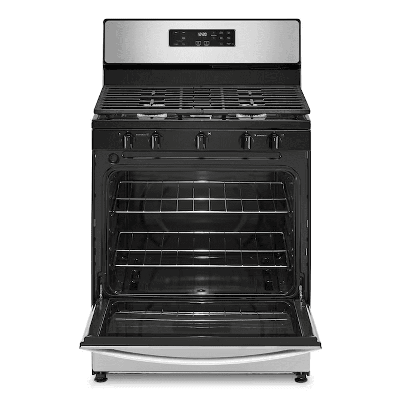 30-In 5 Burners 5.1-Cu Ft Freestanding Natural Gas Range ( Stainless Steel ) - Image 12