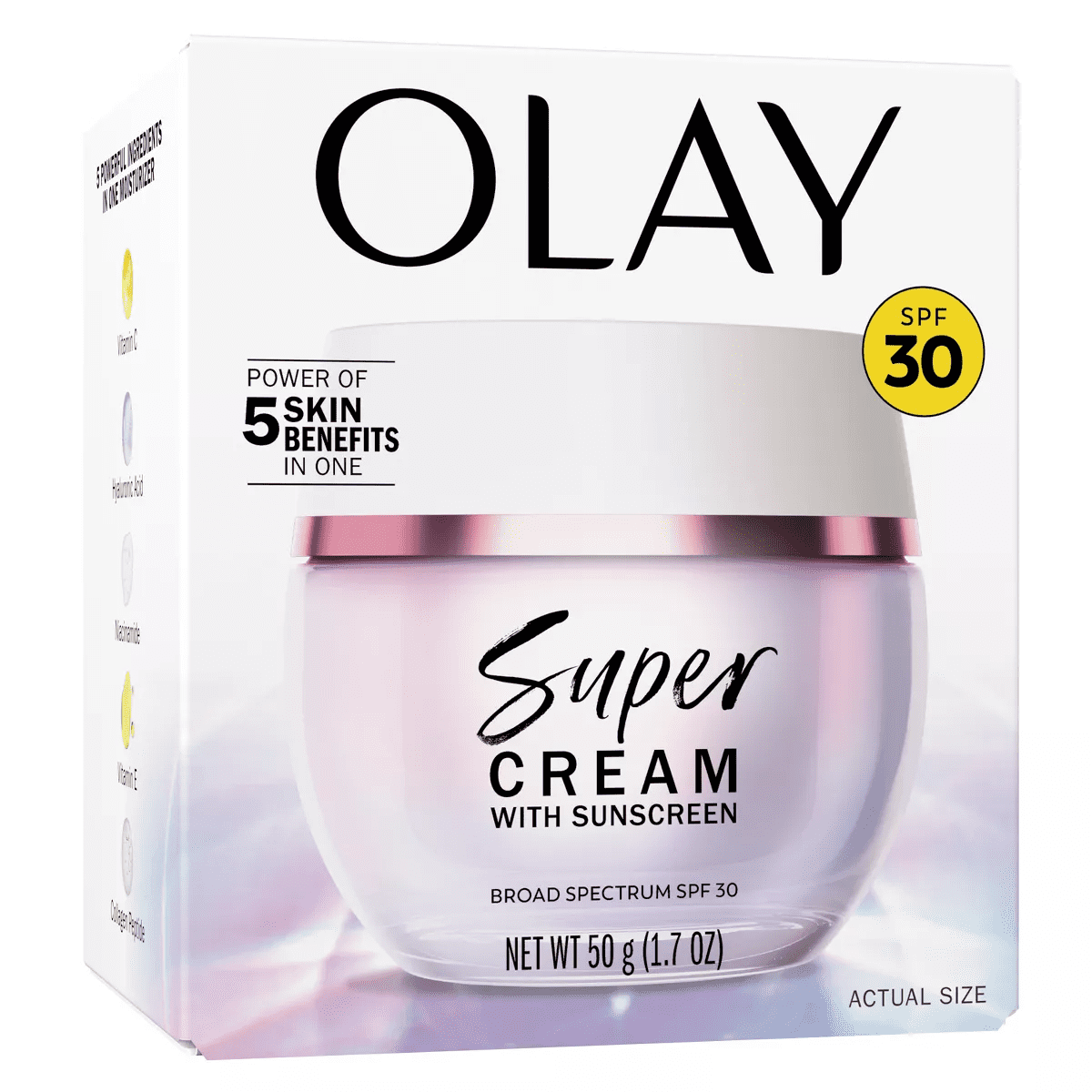 Olay Super Cream Face Moisturizer with Sunscreen - SPF 30 - 1.7Oz - Image 14