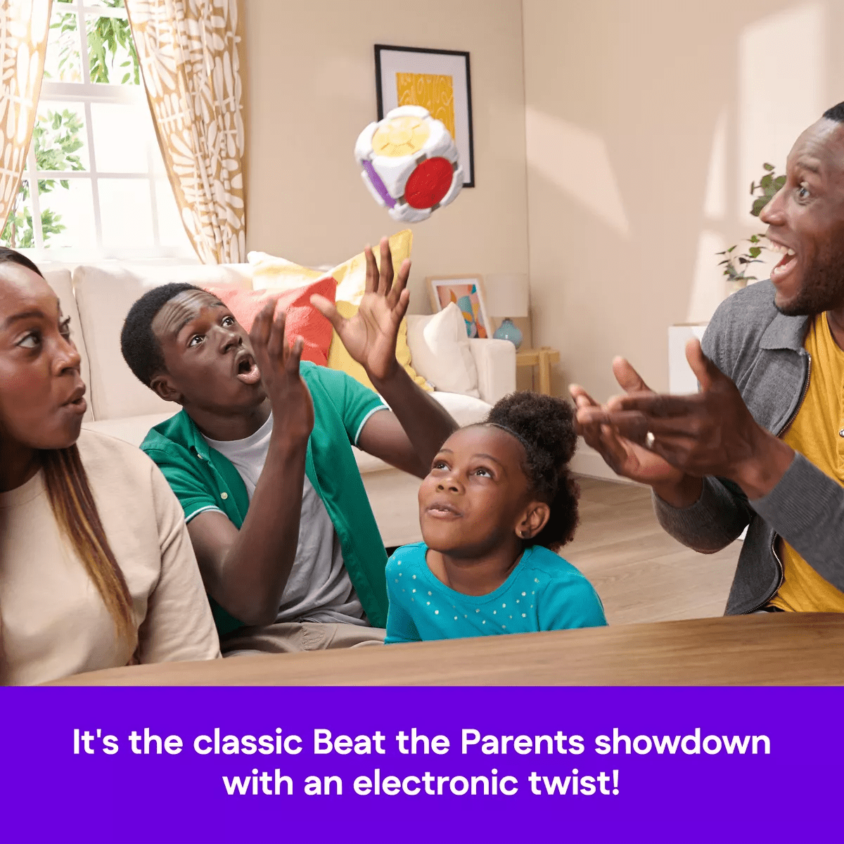 Spin Master Games Beat the Parents Let’S Roll! 6-In-1 Electronic Game Cube - Image 2