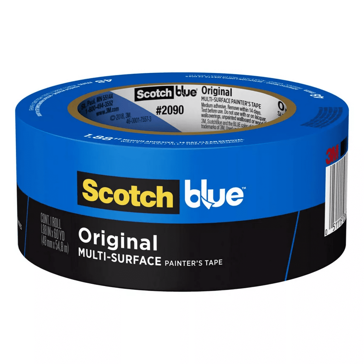 Scotch Blue 2'' Painters Tape: Adhesive Masking Tape for Paint Projects