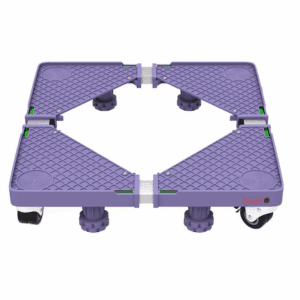 1100-Lbs. Capacity 4 -Wheel Purple Steel Furniture Dolly