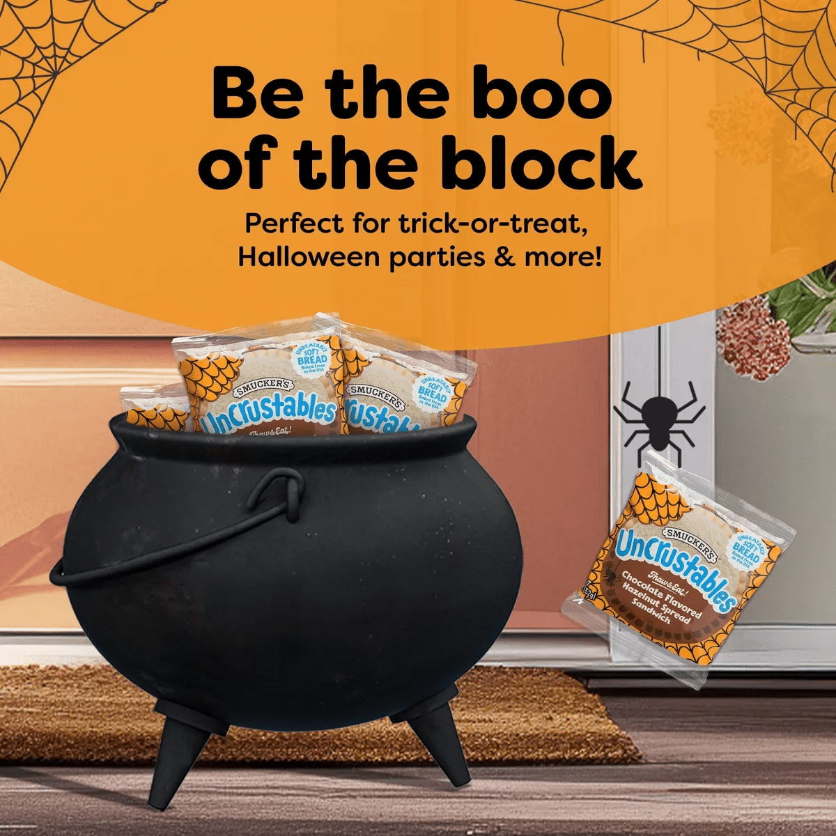 Smucker'S Uncrustables Frozen Chocolate Flavored Hazelnut Spread Sandwich - Image 3