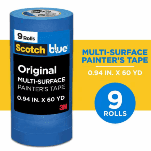 Scotchblue 0.94 In. X 60 Yds. Original Multi-Surface Painter'S Tape (9 Rolls)