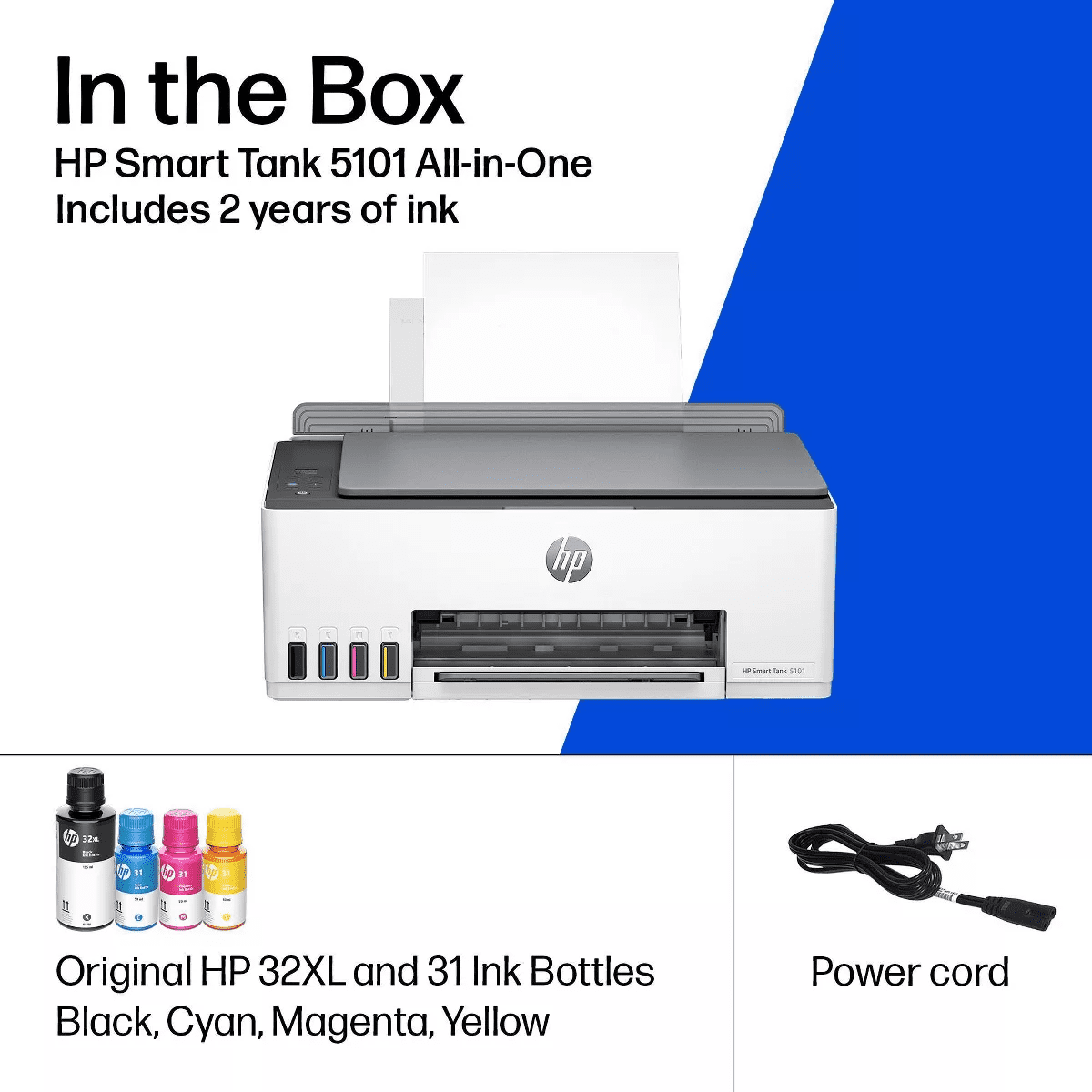 HP Smart Tank 5101 Wireless All-In-One Color Refillable Supertank Printer, Scanner, Copier (1F3Y0A) - Image 10