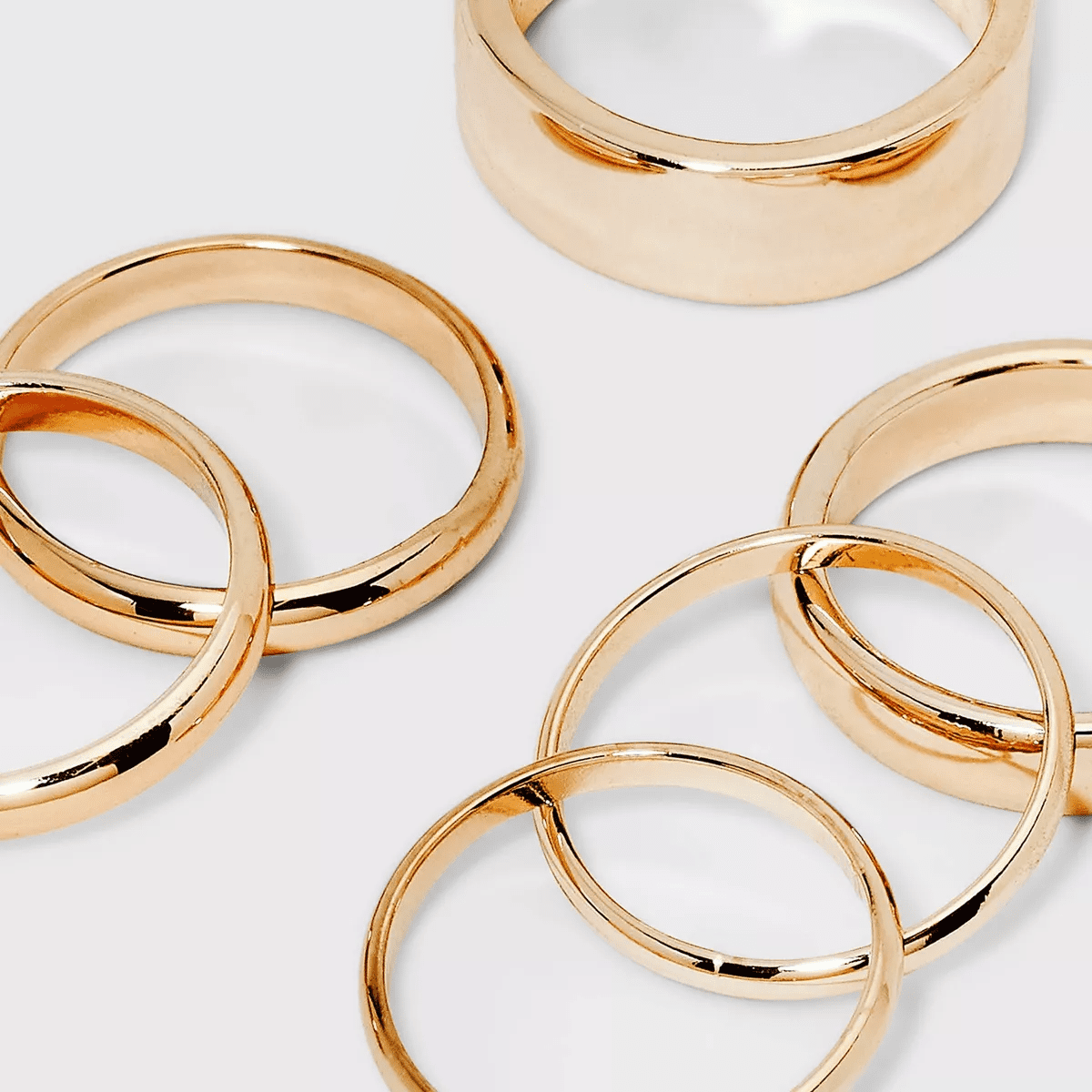 Band Ring Set 6Pc - a New Day Gold - Image 2