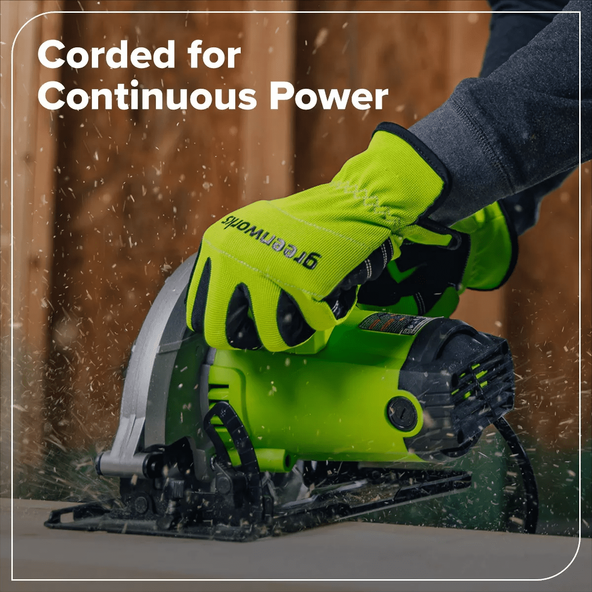 Greenworks 13-Amp 7-1/4-In Corded Circular Saw - Image 6