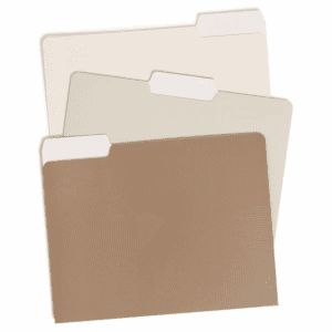 U Brands 12Ct File Folders Subtle Textures: Office Supplies, Non-Pronged, Paper, 30 Sheet Capacity, Multicolored