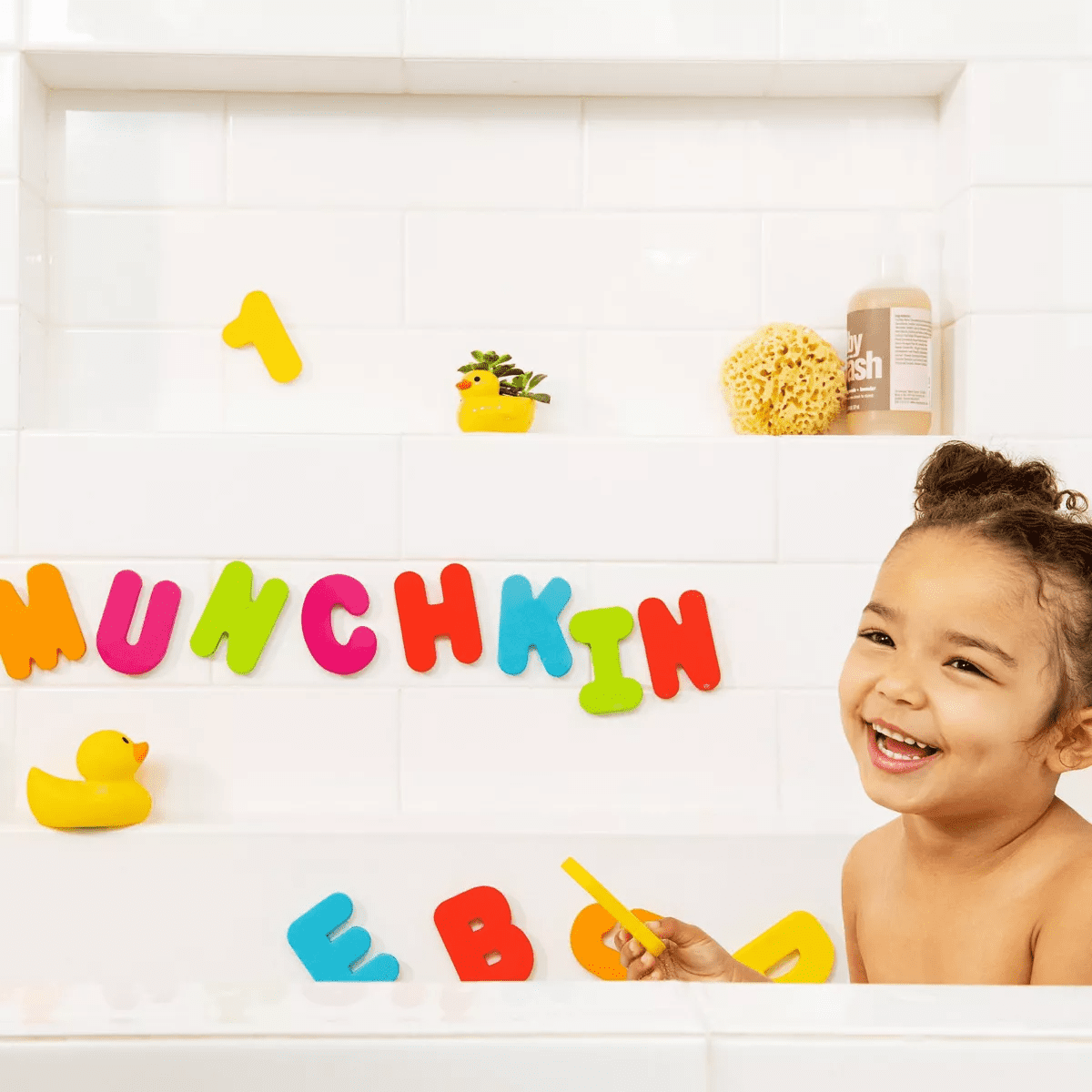 Munchkin Bath Letters and Numbers - 36Ct Bath Toy Set - Image 3