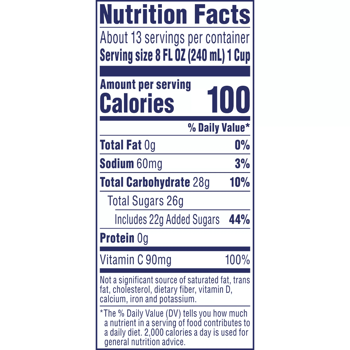 Ocean Spray Cranberry Grape - 101 Fl Oz Bottle - Image 10