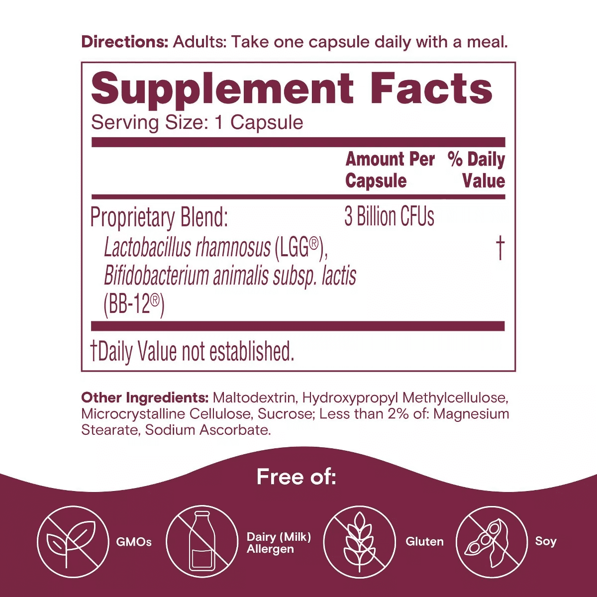 Phillips' Probiotic Colon Health Digestive Health Daily Supplement Capsules - Image 7