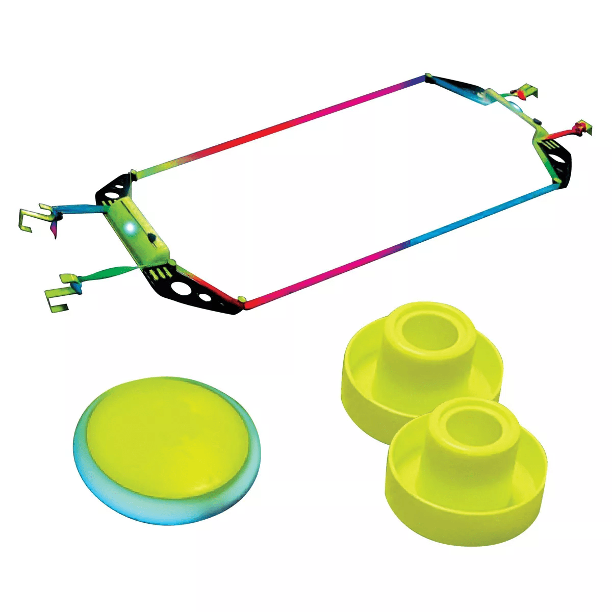 Glow Games Table Air Hockey: LED Light Battery-Powered, Ages 5+, 2 Players - Image 2