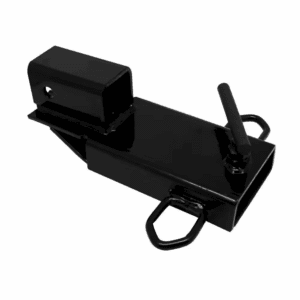Clamp-On Forklift Fork Hitch Receiver Adapter - 2 In.
