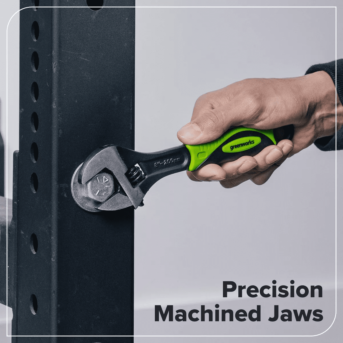 Greenworks 8" Adjustable Wrench - Image 3