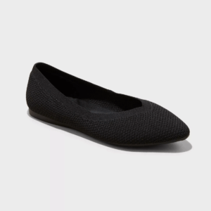 Women'S Claire Knit Washable Ballet Flats - a New Day