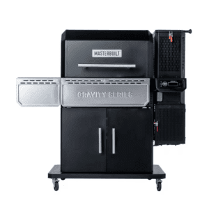 Gravity Series Charcoal Grill plus Smoker in Black 1150 Sq. In.