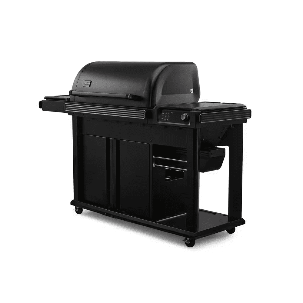 Woodridge Elite Wi-Fi Pellet Grill and Smoker in Black