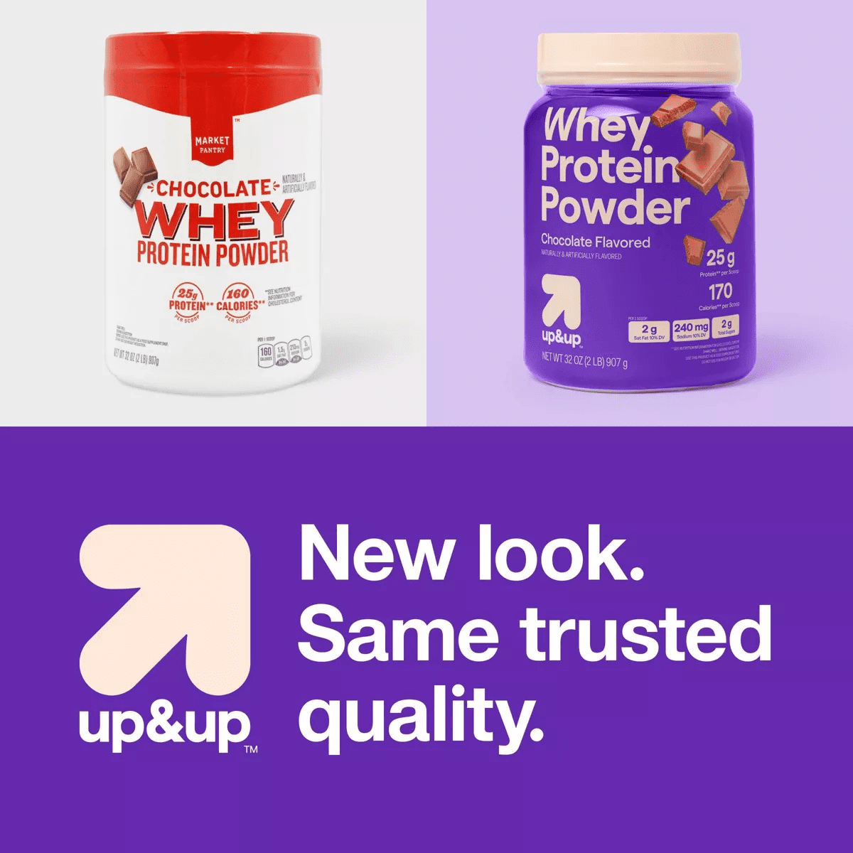 Whey Protein Powder - Chocolate - Up&Up - Image 5