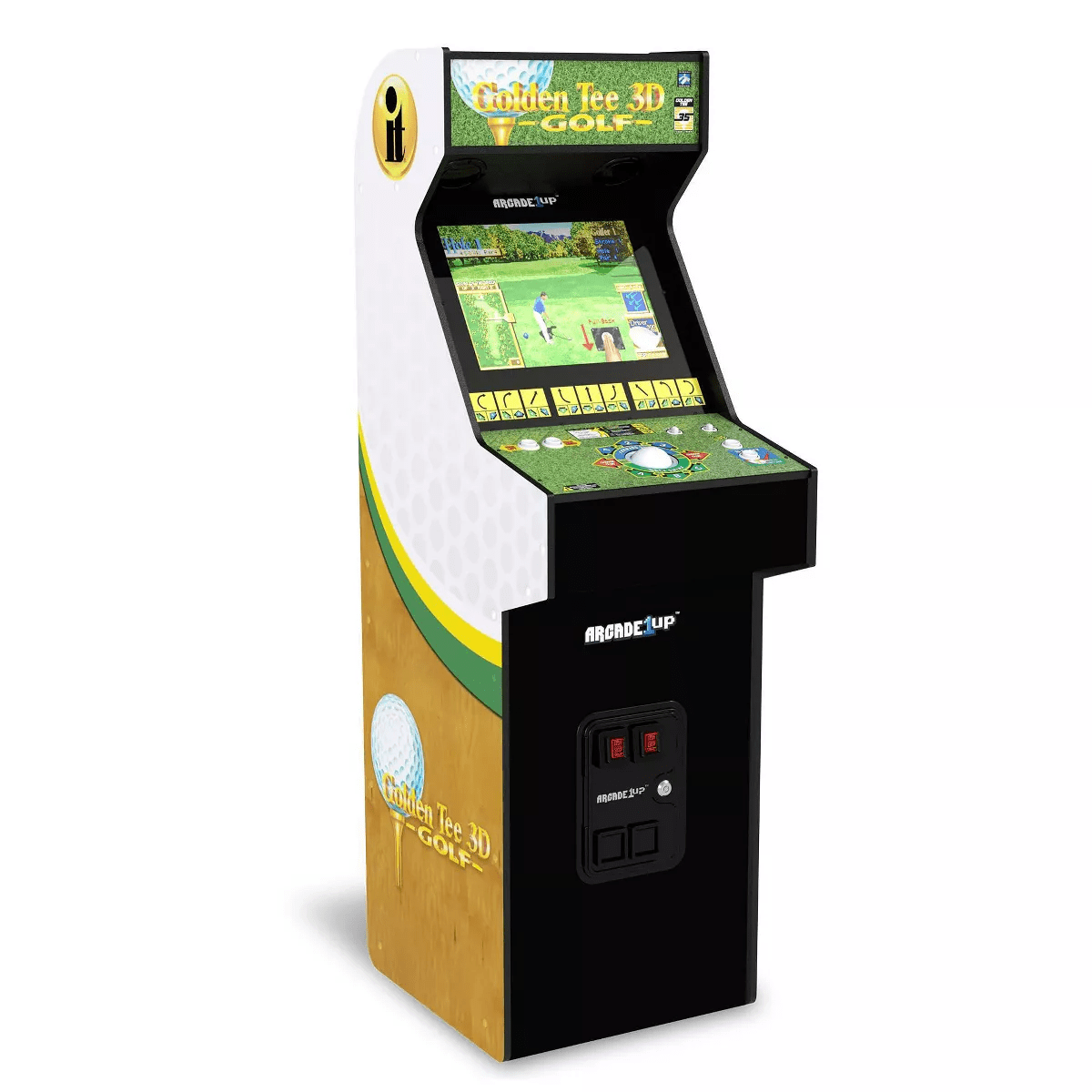 Arcade1Up Golden Tee 3D 35Th Anniversary Deluxe Arcade Machine