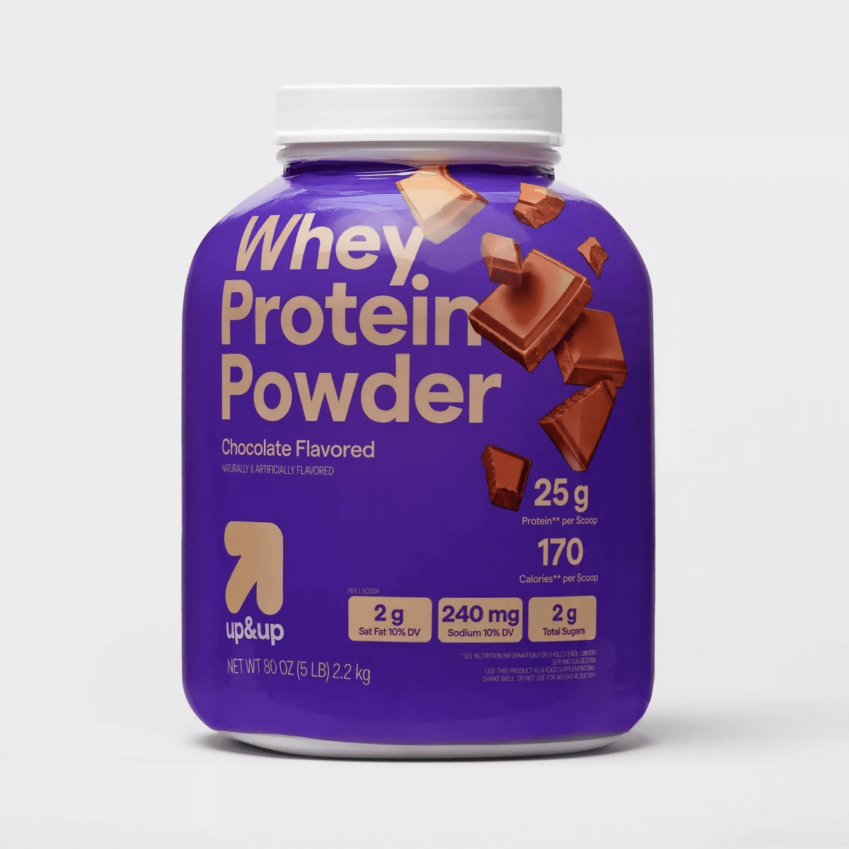 Whey Protein Powder - Chocolate - Up&Up - Image 7