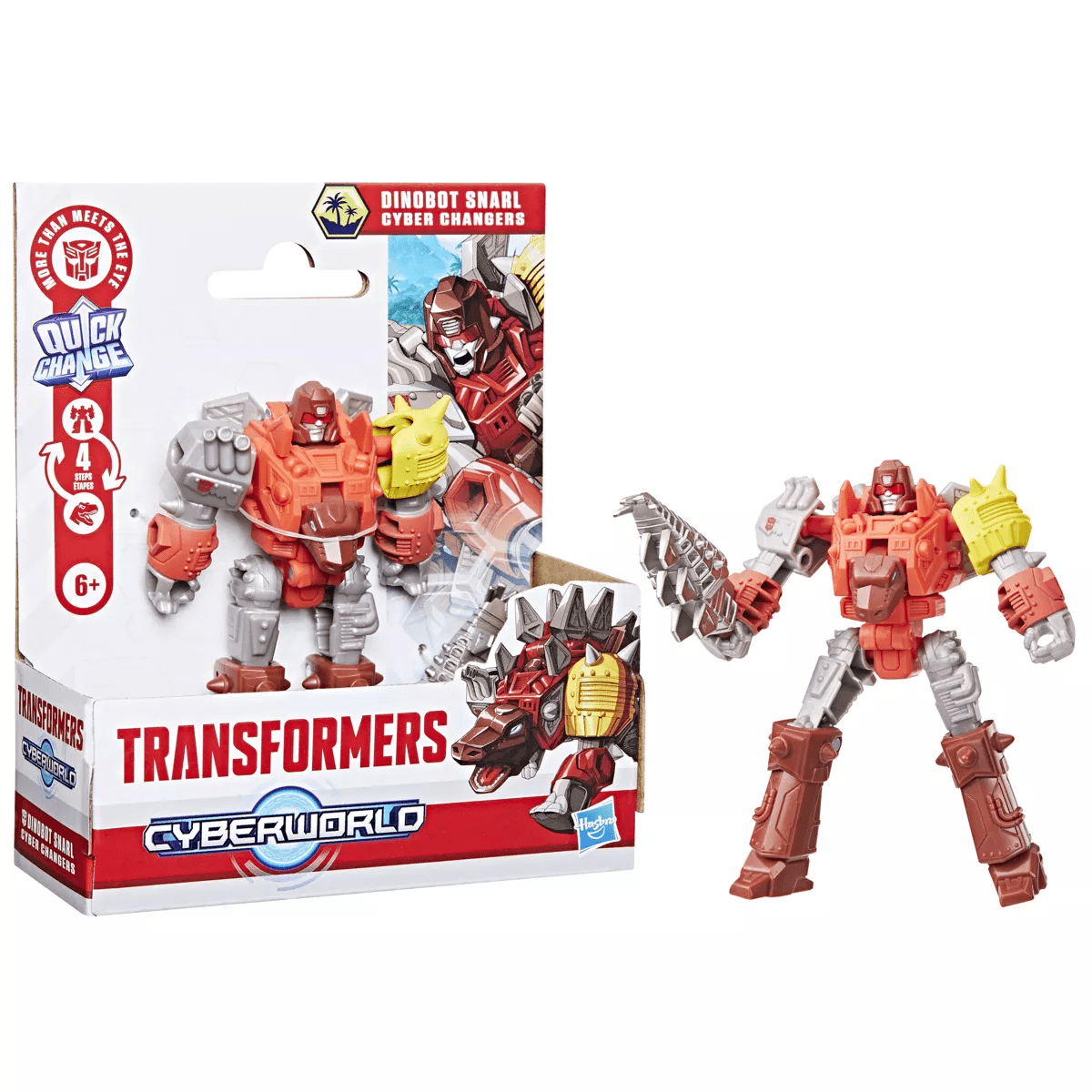 Transformers CYBERWORLD Dinobot Snarl Cyber Changers