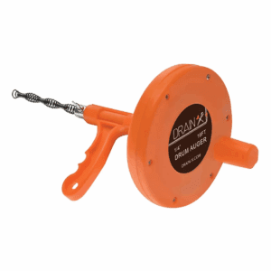 Drainx® Plumbing Snake Drain Auger, 16 Ft. in Orange