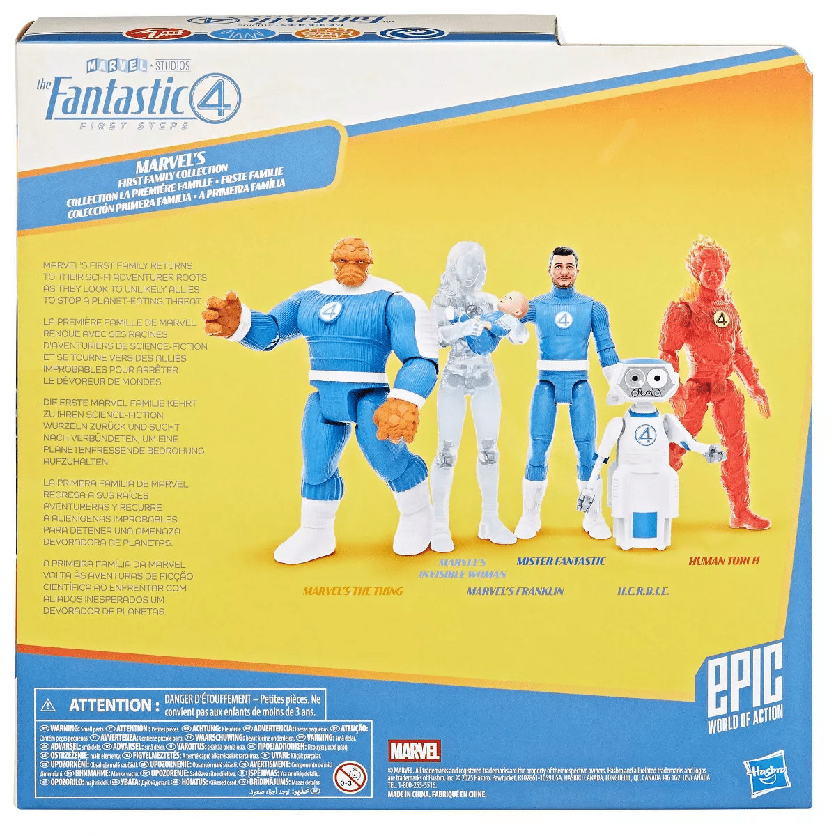 Marvel Studios the Fantastic Four Epic World of Action Marvel’S First Family Collection - Image 4