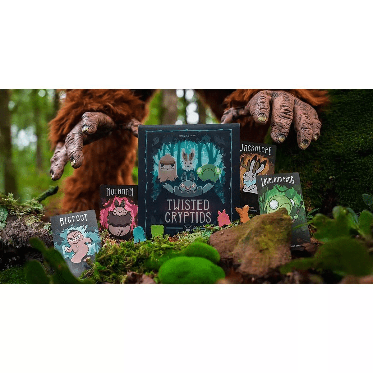 Teeturtle Twisted Cryptids Board Game: Creative Thinking, 30-60 Min Play, 2-4 Players, Includes Cards & Tokens - Image 11