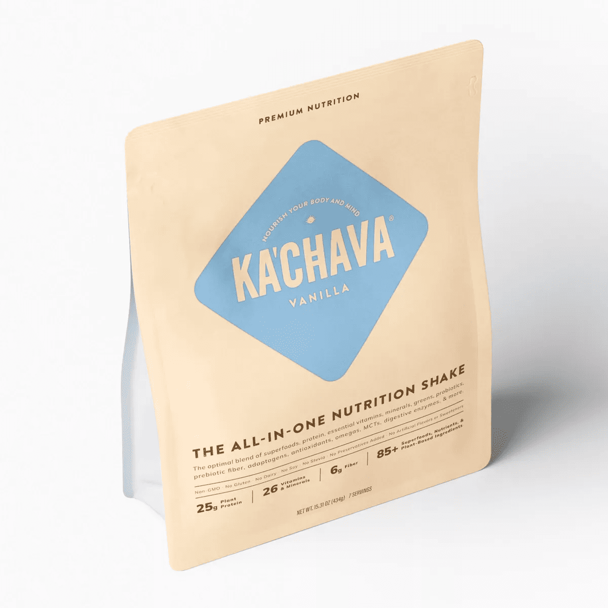 Ka'Chava All-In-One Plant Based Nutrition Shake Powder - Vanilla - 15.31Oz - Image 3