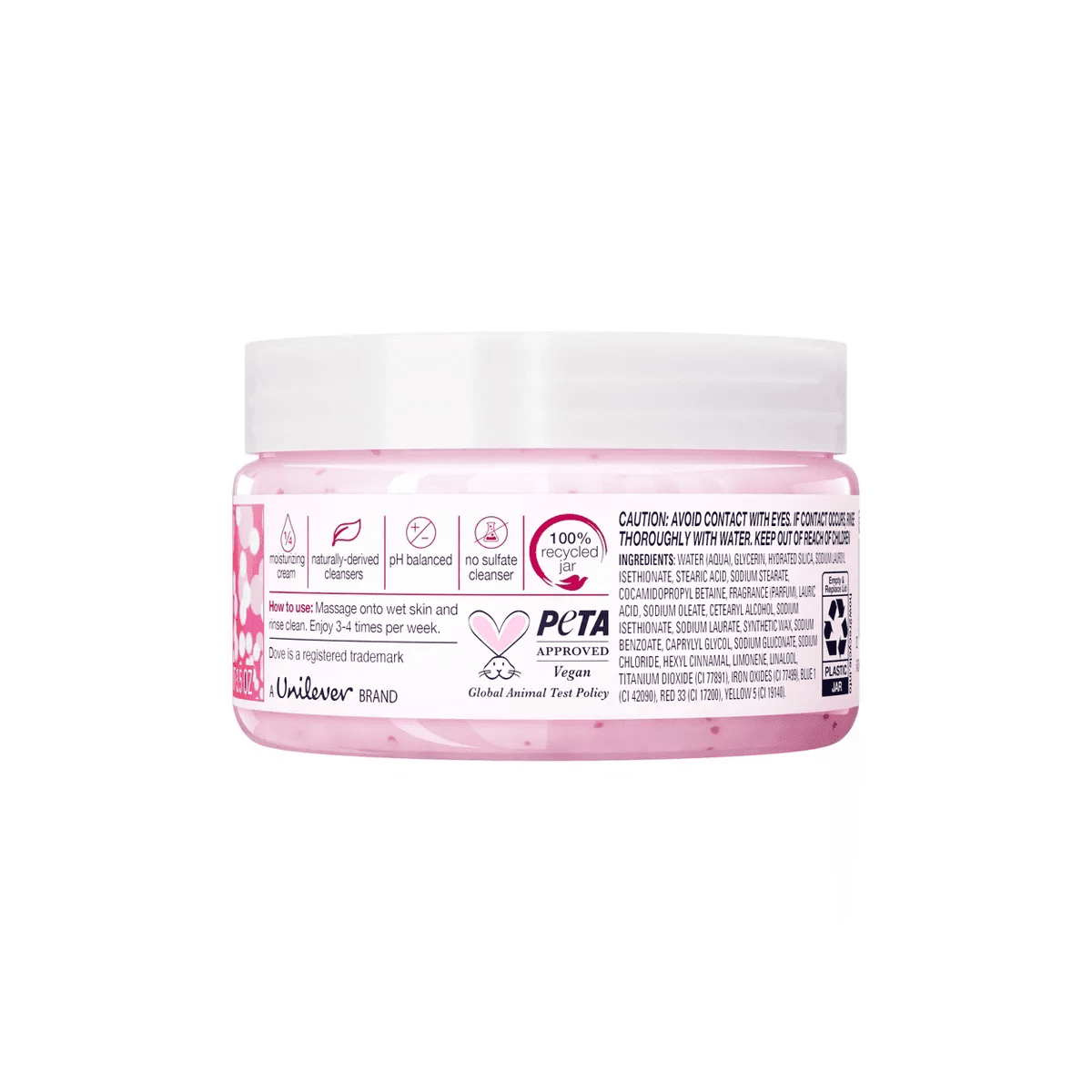 Dove Beauty Limited Edition Mini Body Scrub - Frosted Cranberry - 3.5Oz - Image 2