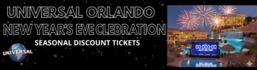 Universal Orlando new years coupon